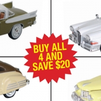 Classic Car Collectibles Set of 4!
