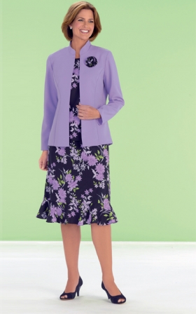 4 Piece Lilac Print Wardrober