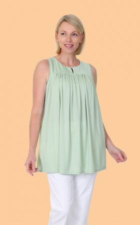 Seafoam Keyhole Tunic