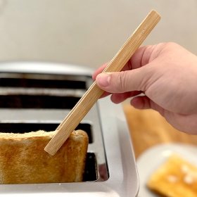 Bamboo Toast Tongs