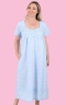 Blue Swiss Dot Nightgown