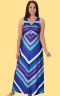 Mitered Stripe Sundress