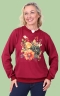 Floral Fleece Print Sweatshirt