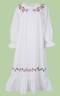 Rose Embroidered Nightgown