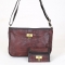 Patchwork Leather Croc Embossed Bag