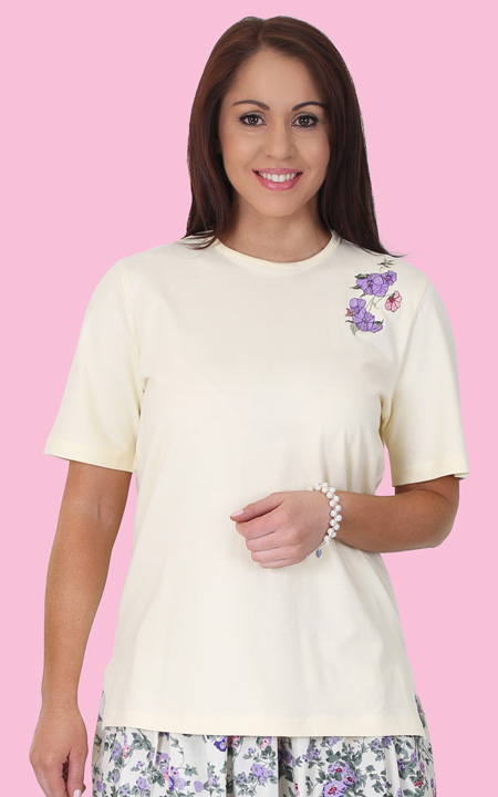 Floral Garden Embroidered Top