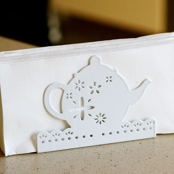 Tea Time Napkin Holder