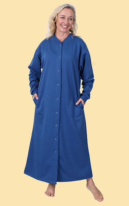 Health Pride - Fleece Snap Front Robe