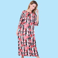 Floral Striped Caftan