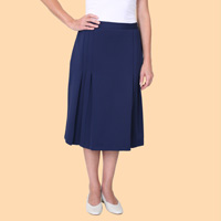 Pintuck and Pleat Skirt