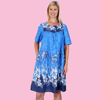 Blue Print Patio Dress